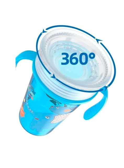 Taza Antiderrame Vaso Mágica 360 Botella Antiderrame Bebe-2