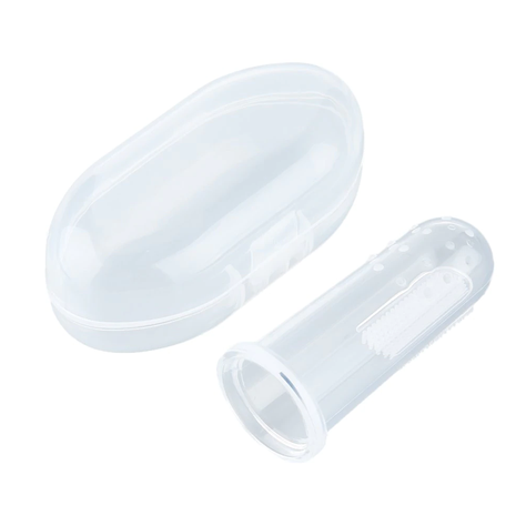 Cepillo Dientes Bebe Tipo Dedal Masajeador Encias Con Caja-0