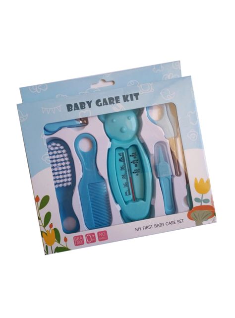 Set Manicure Cuidados Bebe 7 En 1 Cortauñas Peine Termometro-0