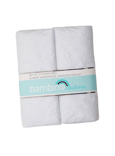 Mudador Portátil Algodón Pack De 2 Bambino Cambiador Bebe-0