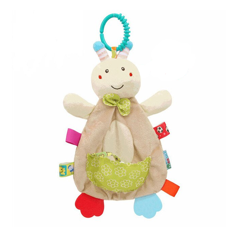 Juguete Peluche Sonajero Mordedor Movil Colgante Cochecito-0