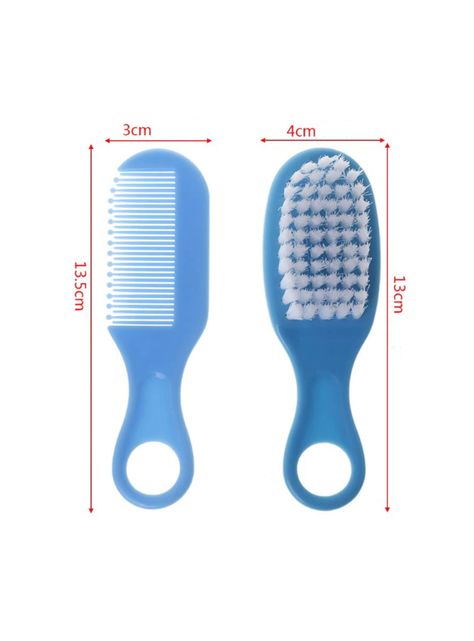 Set Peine Cepillo Suave Recién Nacido Higiene Cuidados Bebe-1