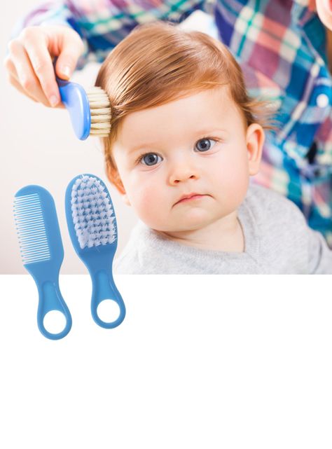 Set Peine Cepillo Suave Recién Nacido Higiene Cuidados Bebe-2