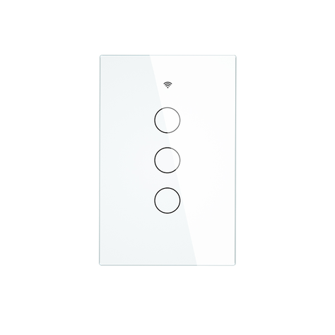Interruptor Triple Inteligente Blanco Zigbee-0
