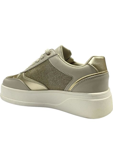 Zapatilla Mujer Dorado Metallic Detogni-3