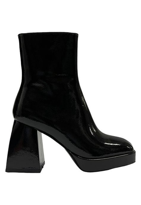 Botin Mujer Negro Cadíz Detogni-0