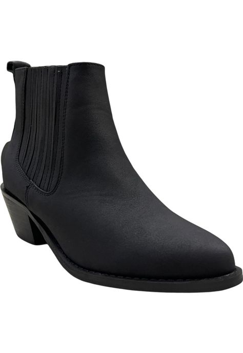 Botin Mujer Negro Moscu Detogni-1