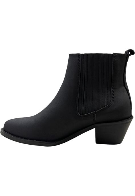 Botin Mujer Negro Moscu Detogni-2