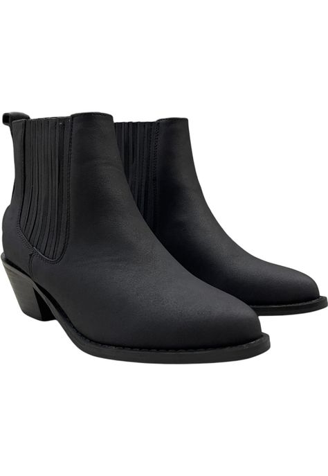 Botin Mujer Negro Moscu Detogni-3