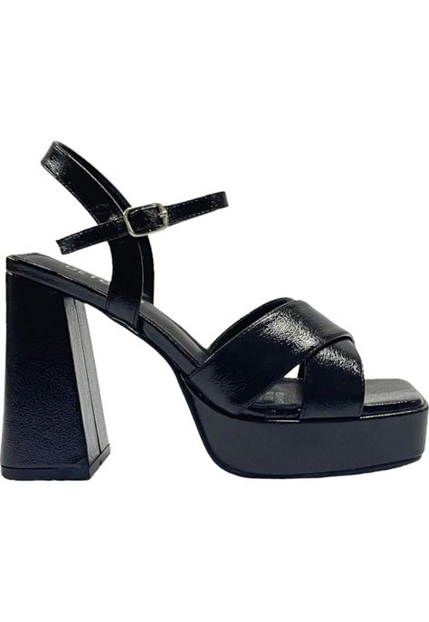 Sandalia Mujer Negro Fabiana Detogni-0