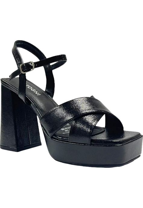 Sandalia Mujer Negro Fabiana Detogni-1