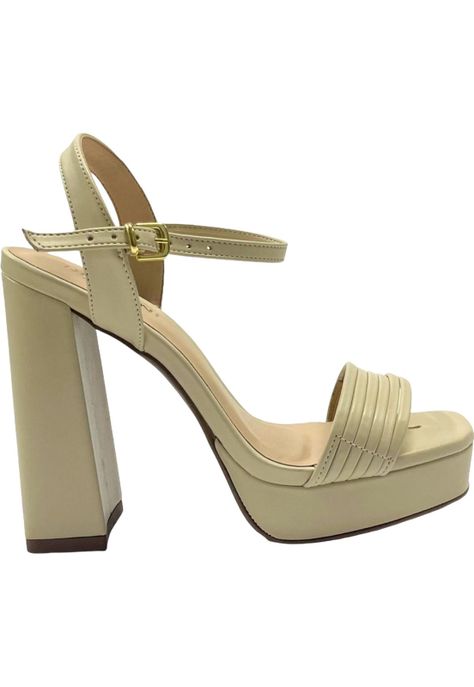 Sandalia Mujer Beige Luciana Detogni-0