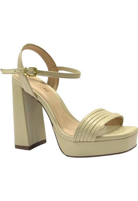 Sandalia Mujer Beige Luciana Detogni-1