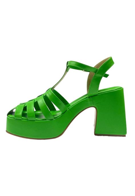 Sandalia Mujer Verde Carrie Detogni-2
