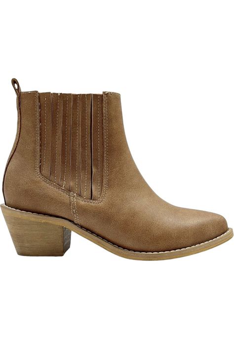 Botin Mujer Camel Moscu Detogni-0