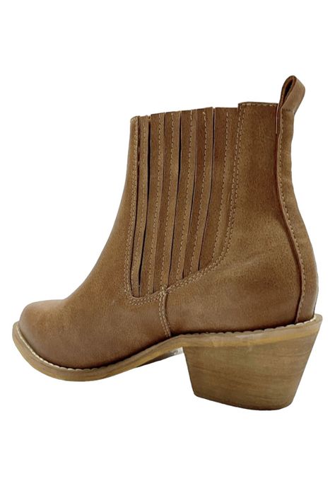 Botin Mujer Camel Moscu Detogni-2