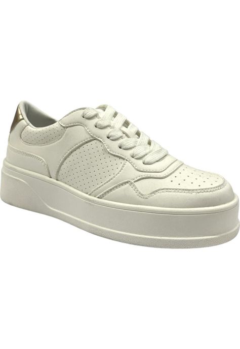 Zapatilla Mujer Blanco Chic Detogni-1