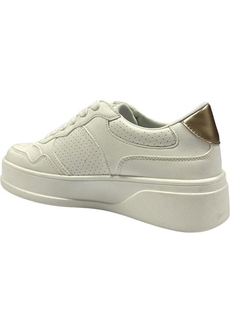 Zapatilla Mujer Blanco Chic Detogni-2
