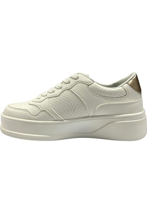 Zapatilla Mujer Blanco Chic Detogni-3