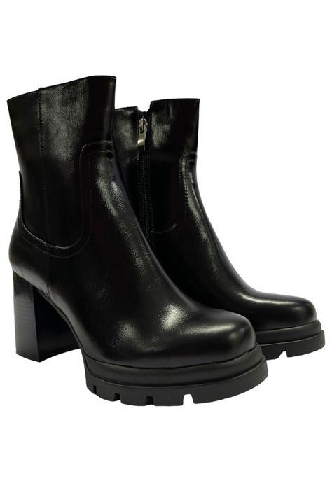 Botin Mujer Negro Bilbao Detogni-3