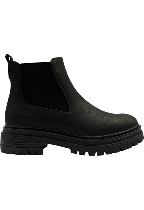 Botin Mujer Negro Anne Detogni-0