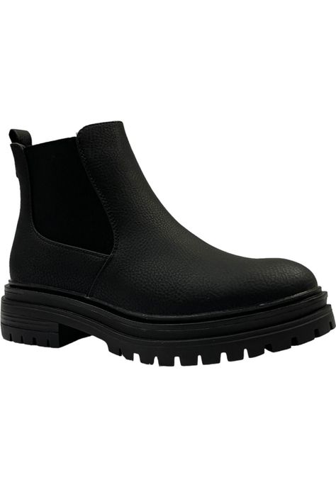 Botin Mujer Negro Anne Detogni-1