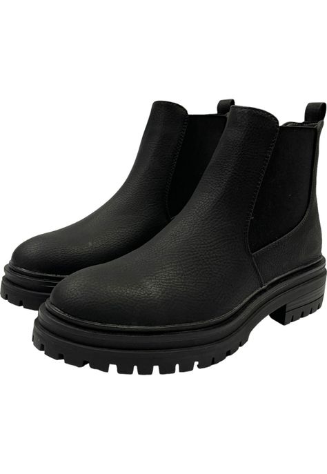 Botin Mujer Negro Anne Detogni-3