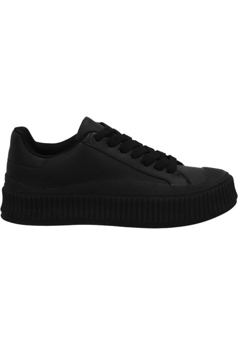 Zapatilla Mujer Negro Frank Detogni-0