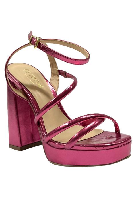 Sandalia Mujer Fucsia Gisele Detogni-1