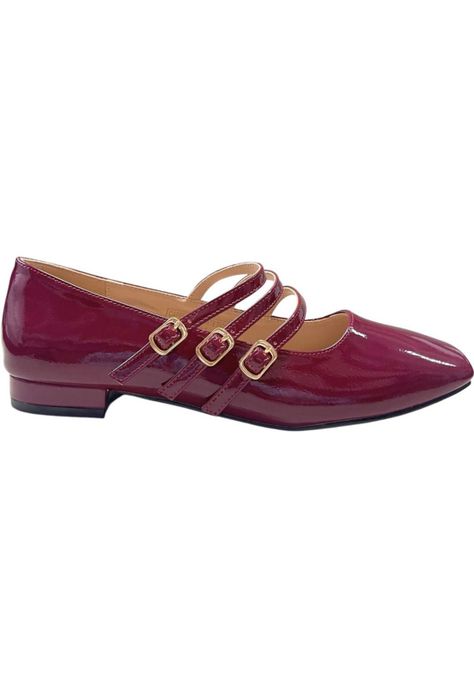 Zapato Mujer Burdeo Jane Detogni-0