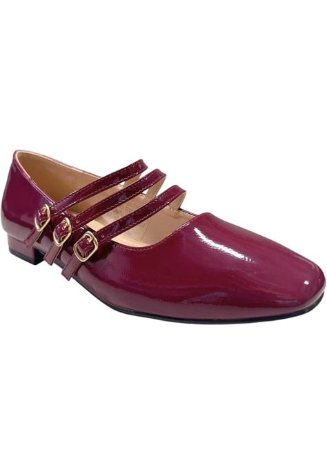 Zapato Mujer Burdeo Jane Detogni-1