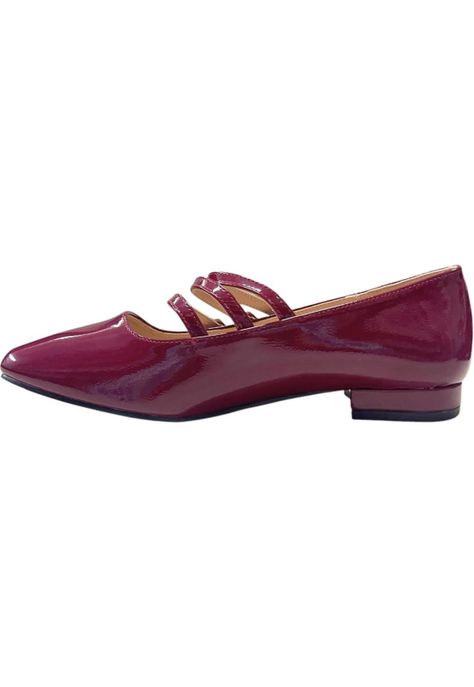Zapato Mujer Burdeo Jane Detogni-2