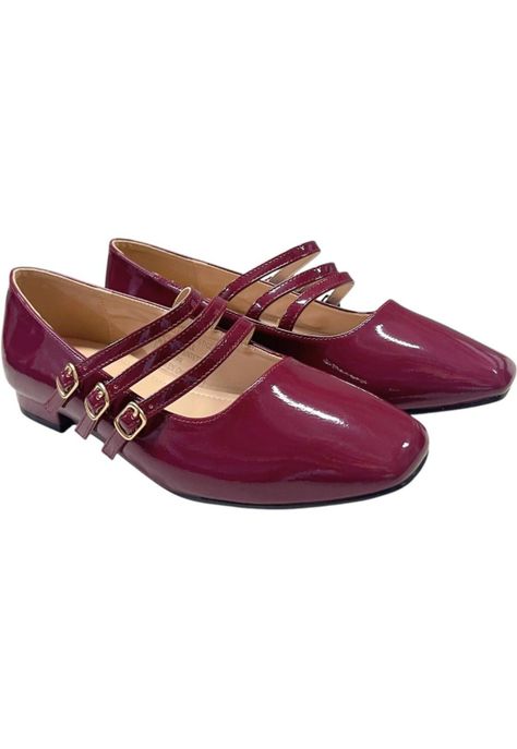 Zapato Mujer Burdeo Jane Detogni-3
