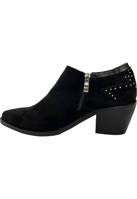 Botin Mujer Negro Ibiza Detogni-2