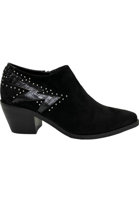 Botin Mujer Negro Ibiza Detogni-0