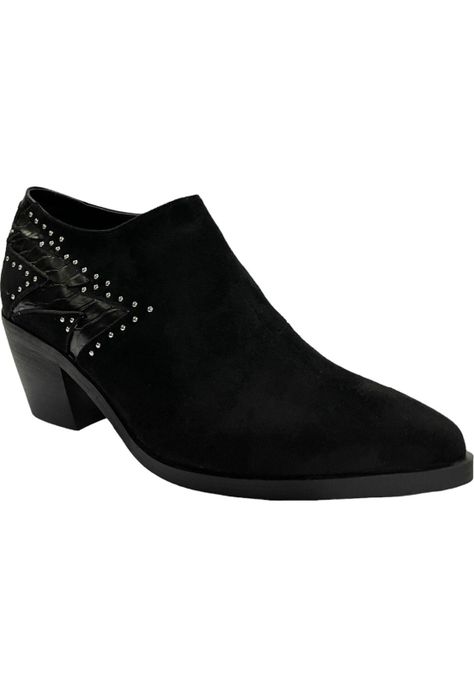 Botin Mujer Negro Ibiza Detogni-1
