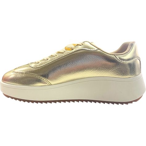 Zapatilla Mujer Dorado Alexa Detogni-2