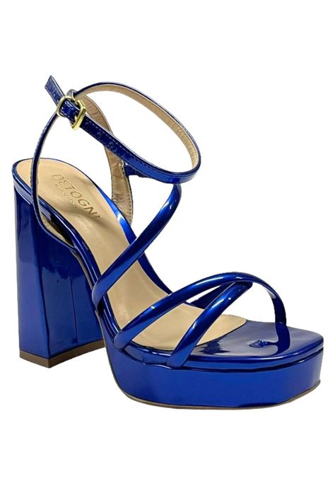 Sandalia Mujer Azul Gisele Detogni-1