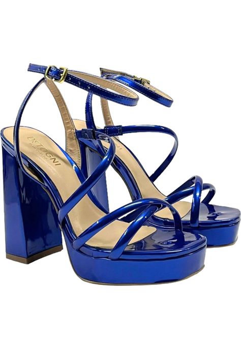 Sandalia Mujer Azul Gisele Detogni-3