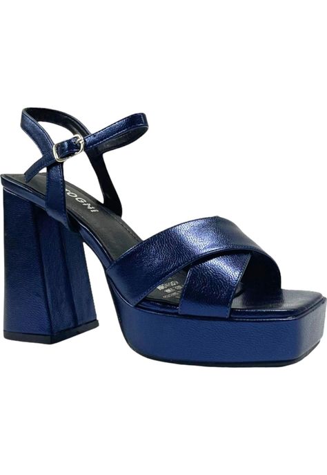 Sandalia Mujer Azul Fabiana Detogni-1