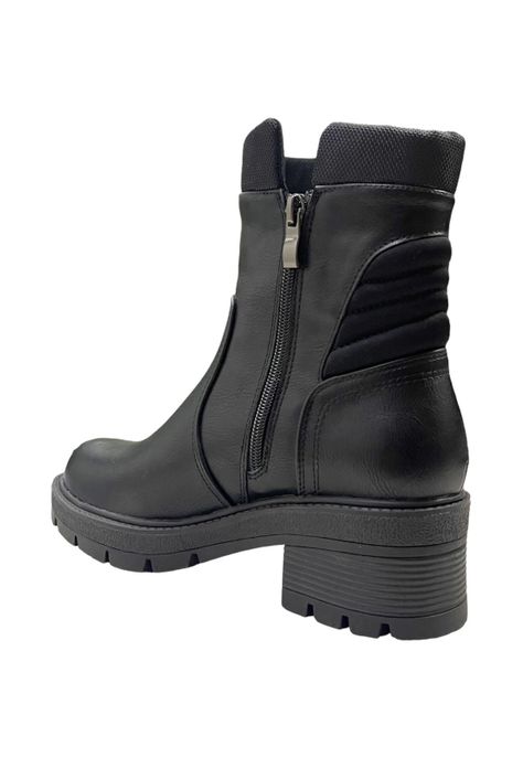 Botin Mujer Negro Berlin Detogni-3