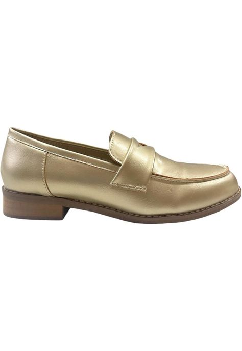 Zapato Mujer Dorado Javiera Detogni-0