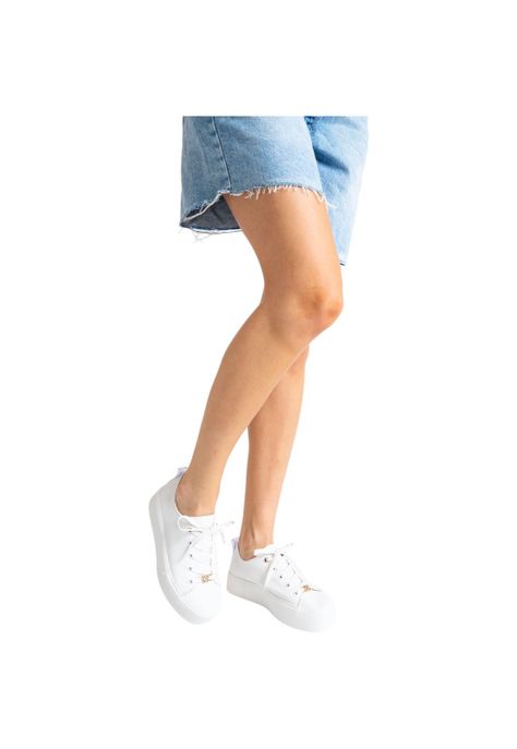 Zapatilla Mujer Blanco Free II Petite Jolie-5