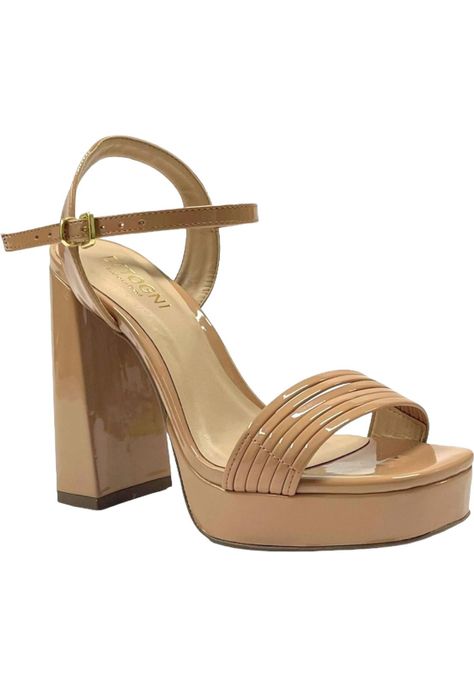 Sandalia Mujer Camel Luciana Detogni-1