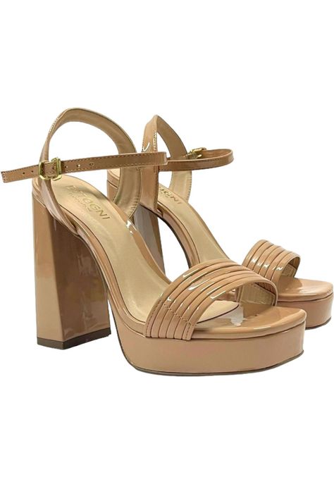 Sandalia Mujer Camel Luciana Detogni-3