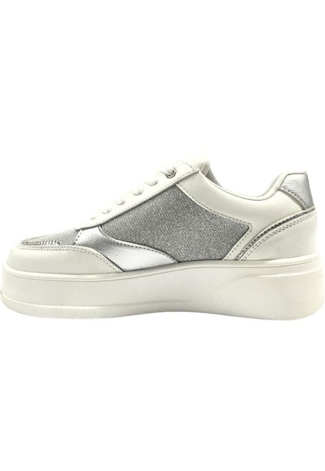Zapatilla Mujer Plateado Metallic Detogni-2