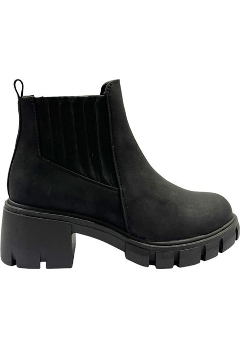 Botin Mujer Negro Venecia Detogni-0