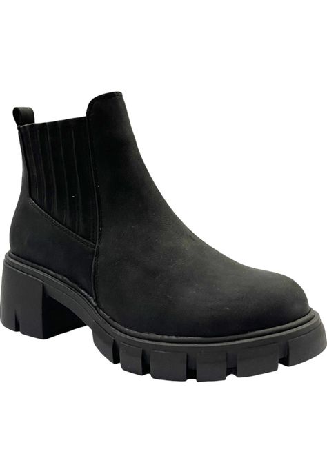 Botin Mujer Negro Venecia Detogni-1