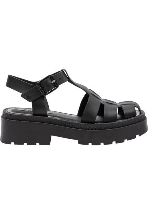 Sandalia Mujer Negro PJ6891 Petite Jolie-0
