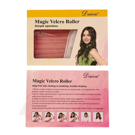 Pack de Rulos magicos o rodillos de velcro para enrular el cabello-0